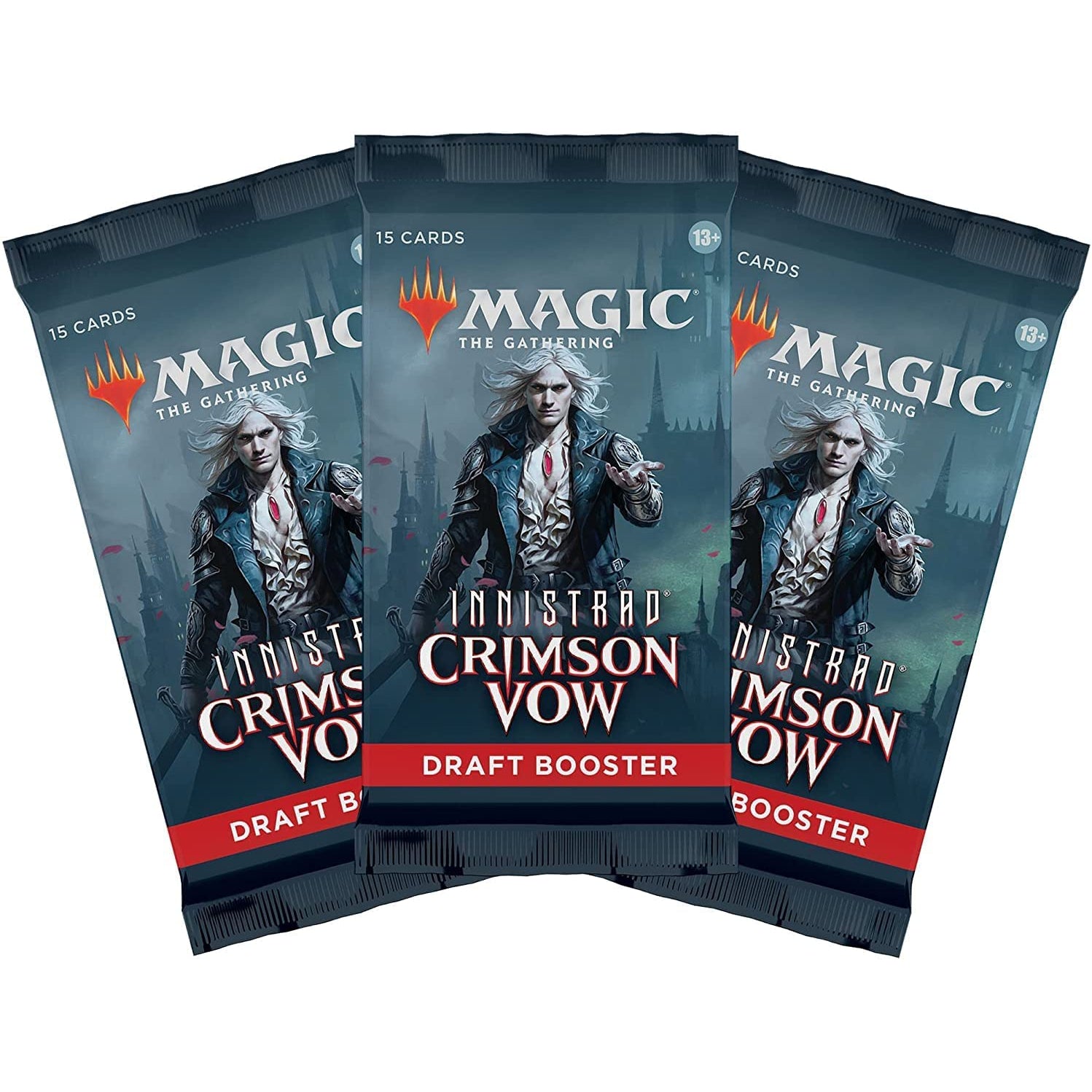 Magic The Gathering Innistrad: Crimson Vow 3-Booster Draft Pack