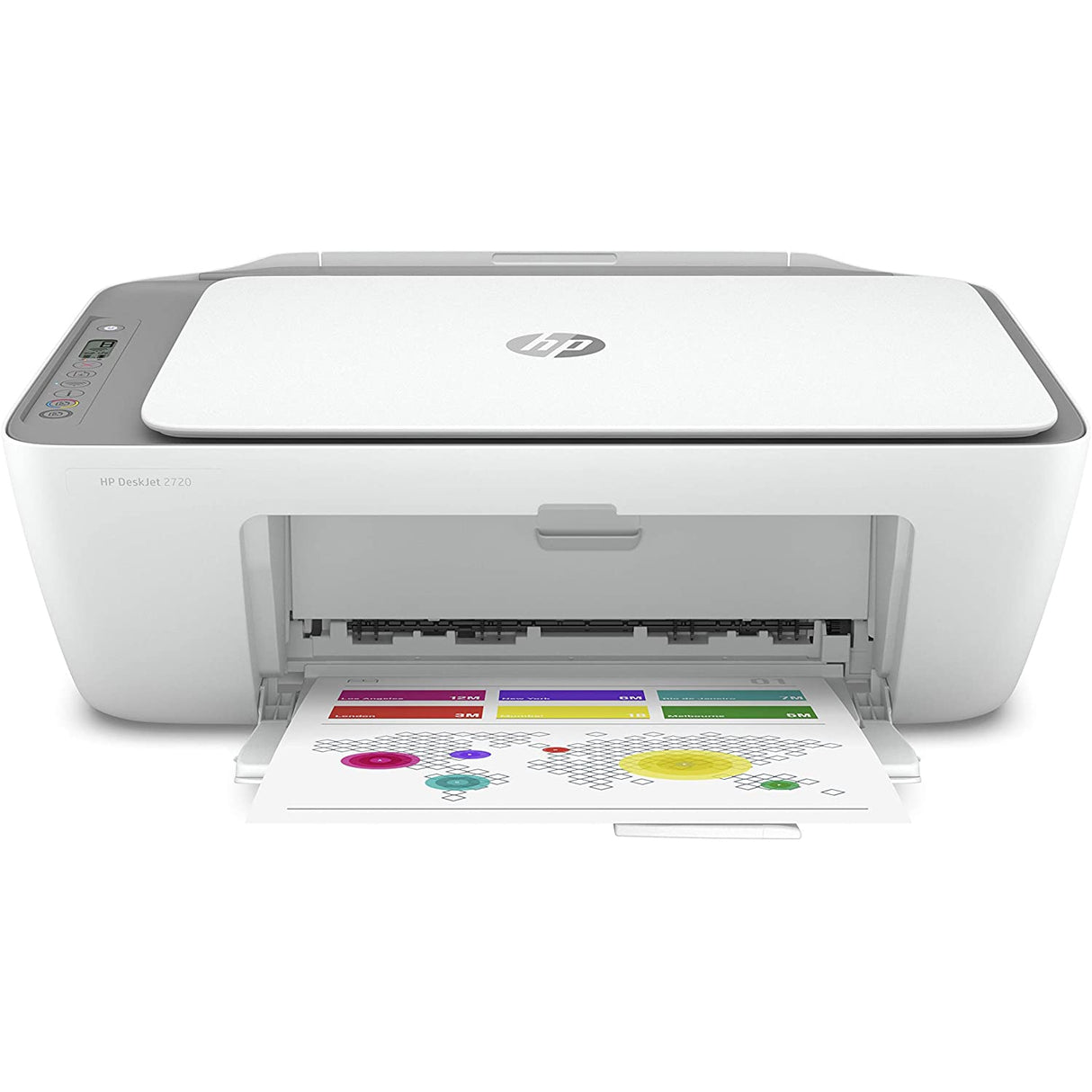 HP DeskJet 2720 All-in-One Printer with Wireless Printing, White
