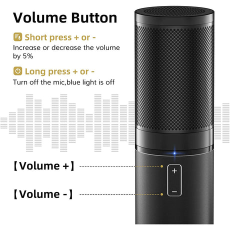 Tonor USB Microphone Kit, Streaming Podcast PC Condenser Computer Mic for Gaming, YouTube Video, Recording Music, Voice Over, Studio Mic Bundle