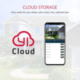 YI Outdoor Camera 1080p, Security Camera IP65 Waterproof, IP Camera With Wifi - White