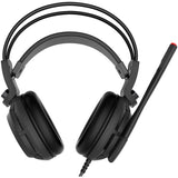 MSI DS502 7.1 Virtual Surround Sound Gaming Headset 'Black with Ambient MSI Dragon Logo