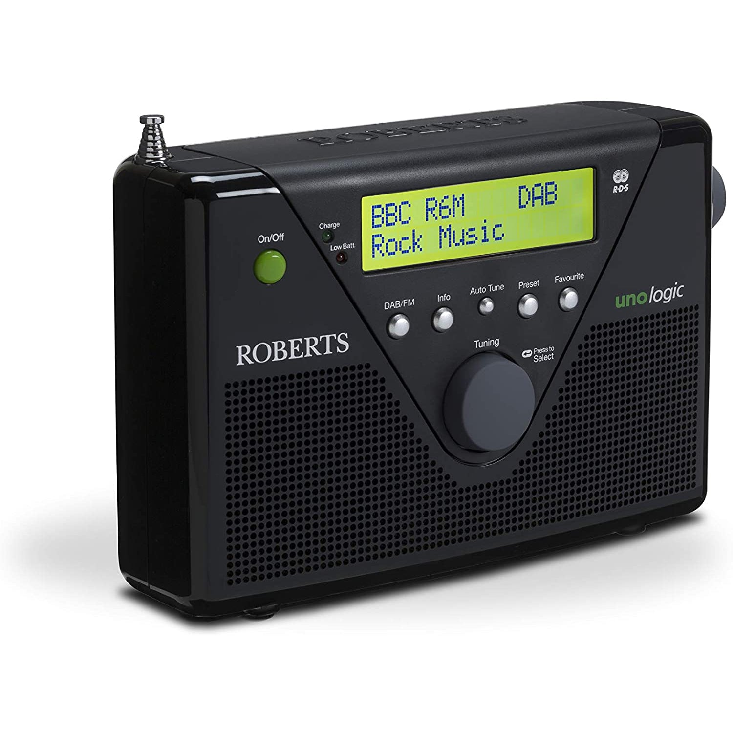 Roberts Unologic DAB/FM RDS Digital Radio - Black