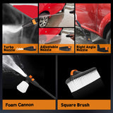 SUNPOW Pressure Washer, High Portable Water Power Washer 1800 Watt ,169 Bar(Max) , Flow 342 L / H Jet Wash with 4 Nozzles