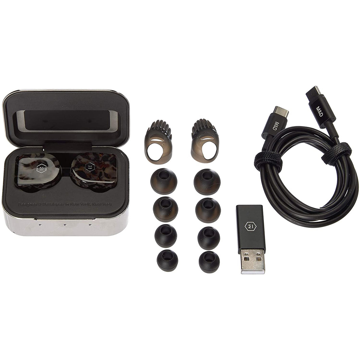Master and Dynamic MW07 Premium True Wireless Earbuds with Charging Case