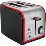 Zanussi ZST-6579-RD 2-Slice Toaster - Grey / Red