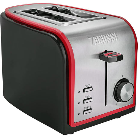 Zanussi ZST-6579-RD 2-Slice Toaster - Grey / Red