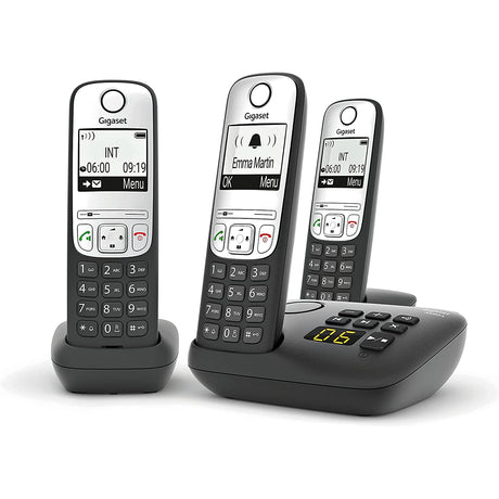 Gigaset A690A DECT Home Telephone with Answering Machine - Trio - Refurbished Good