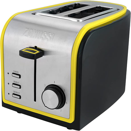 Zanussi ZST-6579-YL 2-Slice Toaster - Grey / Yellow