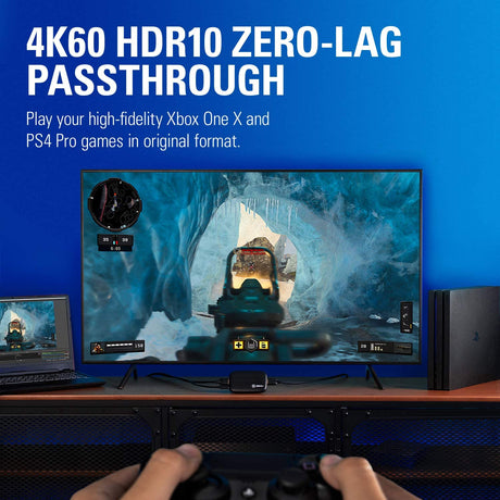 Elgato HD60 S+ Capture Card for PS5, PS4, Xbox Series X/S, USB 3.0