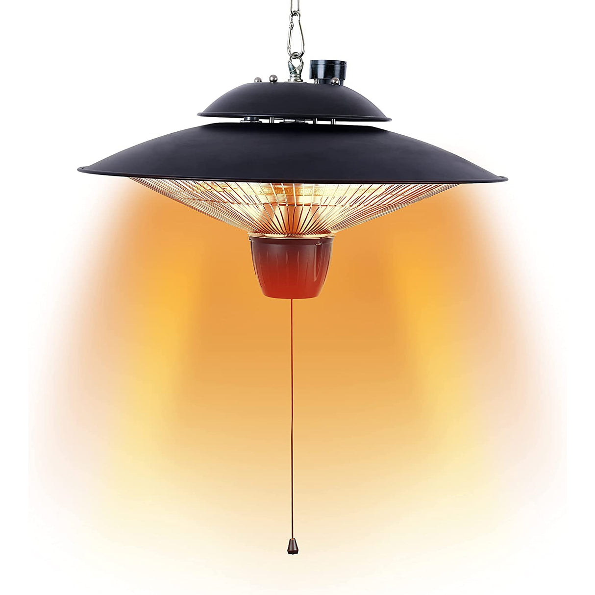 Electric Hanging Patio Heater 2000W Ceiling Mounted for Indoor or Outdoor Use