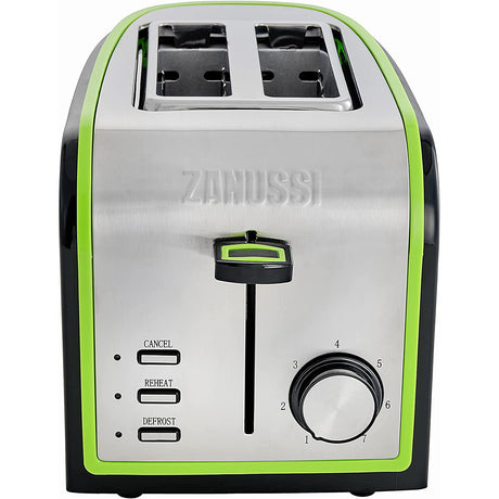 Zanussi ZST-6579-GN 2-Slice Toaster - Grey / Green