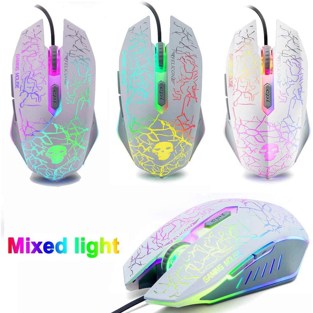Felicon 4-in-1 Gaming Keyboard, Mouse, Mouse Pad and Headset Set