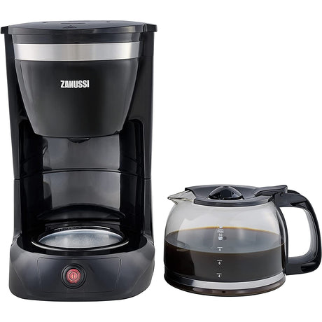 Zanussi ZCM-1859 1.25L Filter Coffee Maker - Black - New