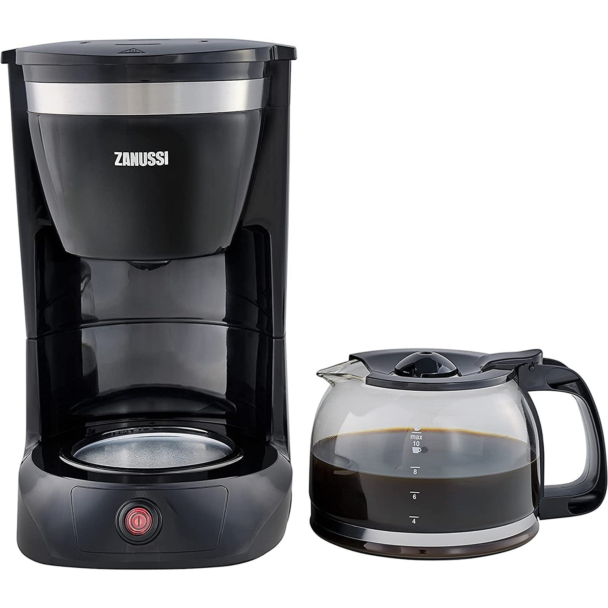 Zanussi ZCM-1859 1.25L Filter Coffee Maker - Black - Refurbished Good