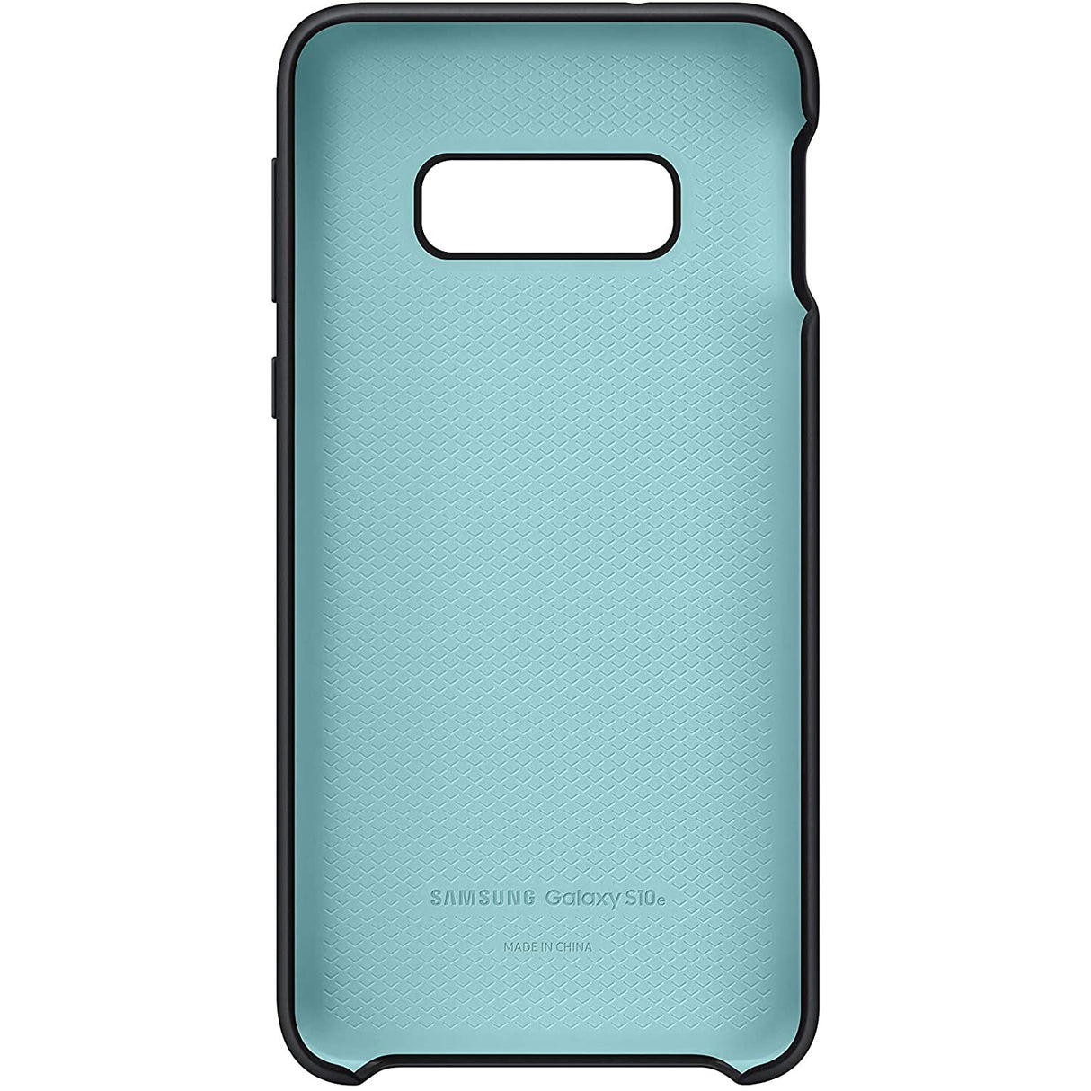 Samsung Galaxy S10e Soft Touch Silicon Cover - White / Black