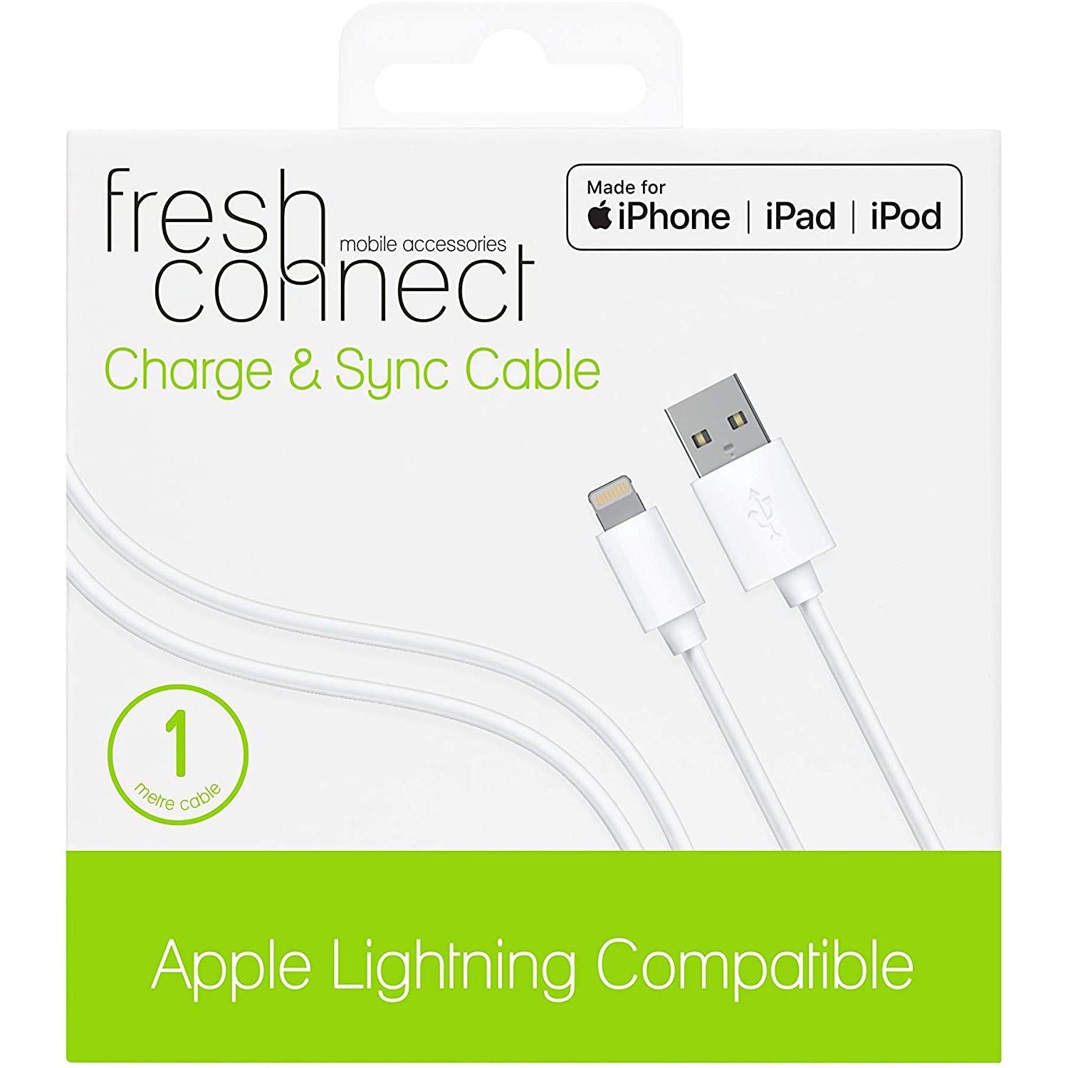 Fresh Connect USB to Lightning 1m Cable