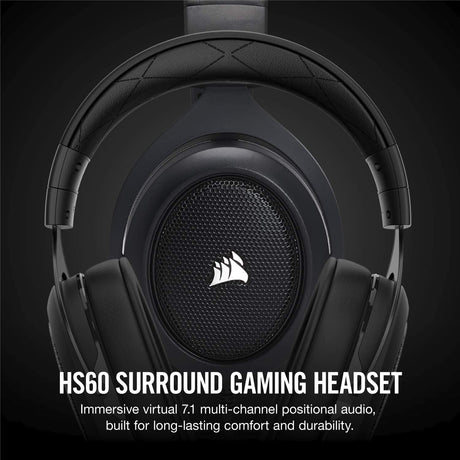 Corsair HS60 Multiplatform Surround Stereo Gaming Headset - Black