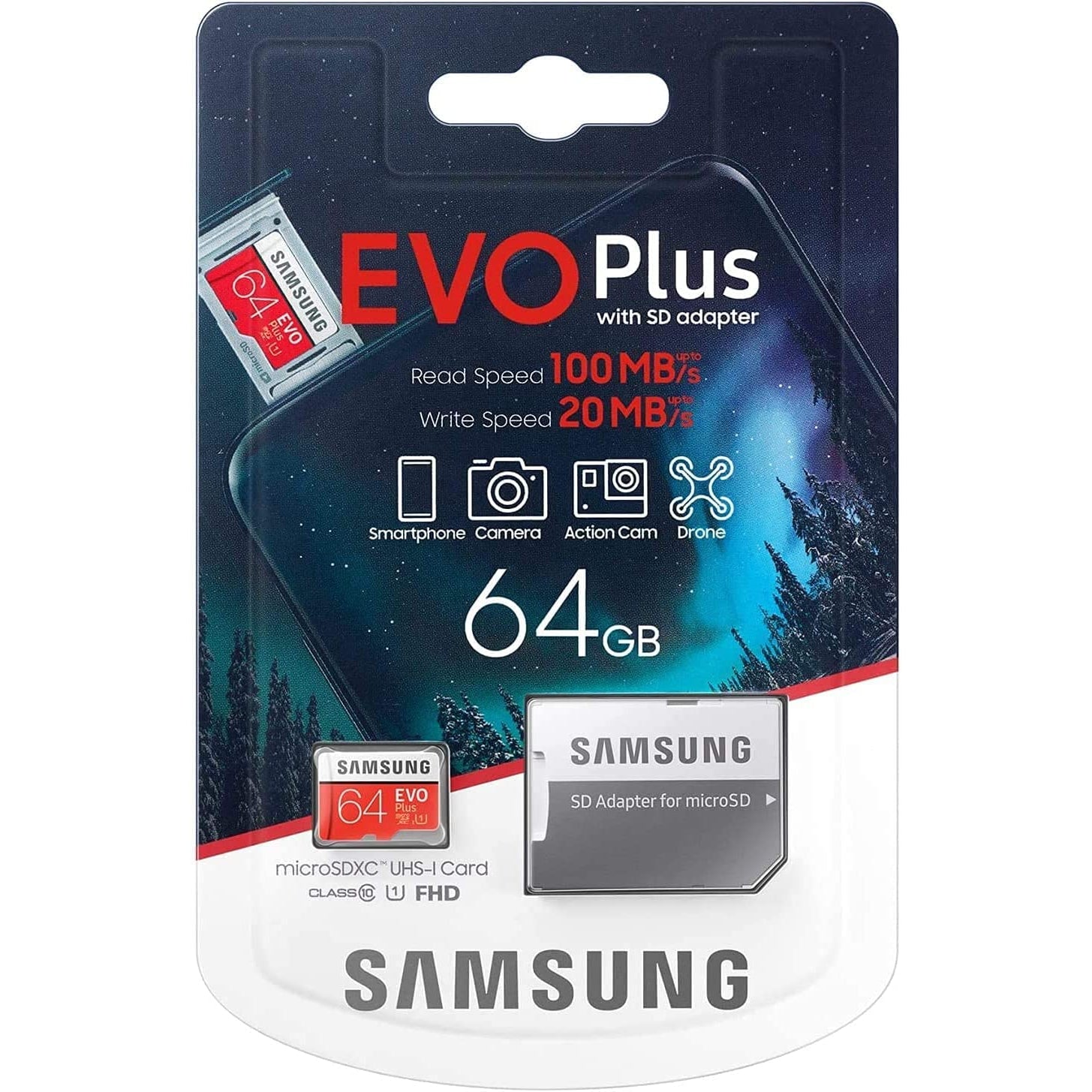 Samsung EVO Plus - 64GB Memory Card