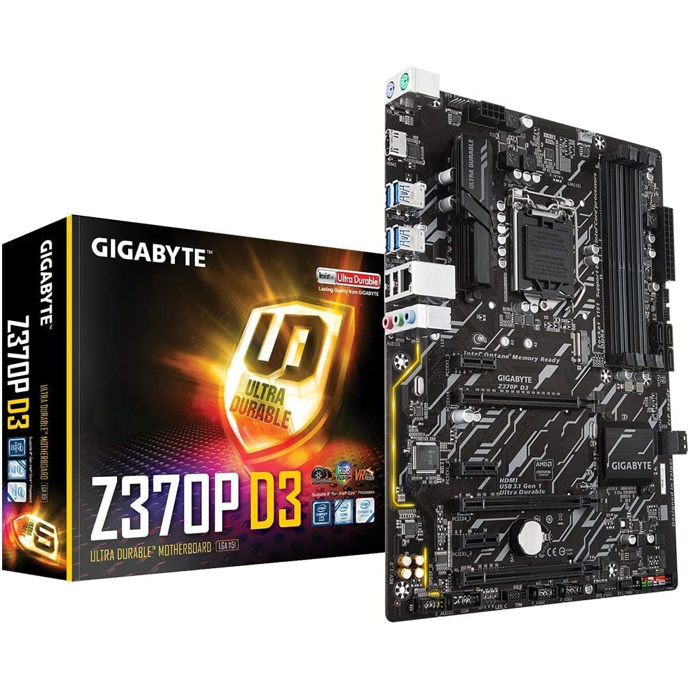 Gigabyte Intel Z370P D3 Ultra Durable Atx Motherboard with CrossFire Support