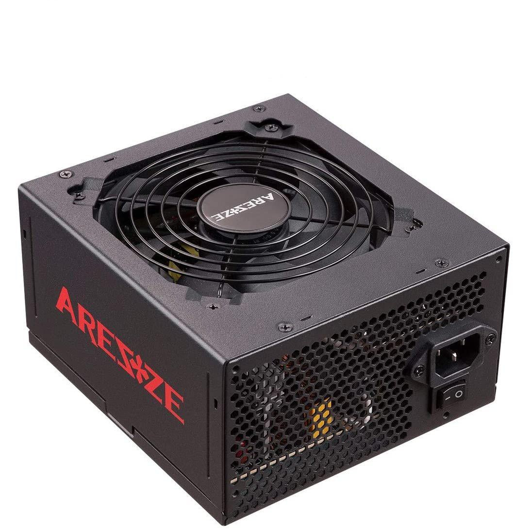 Golden Field 550W Semi Modular Power Supply Unit, 80+ Bronze ATX PC Power Supply with Low Noise Fan For Desktop Computer PC