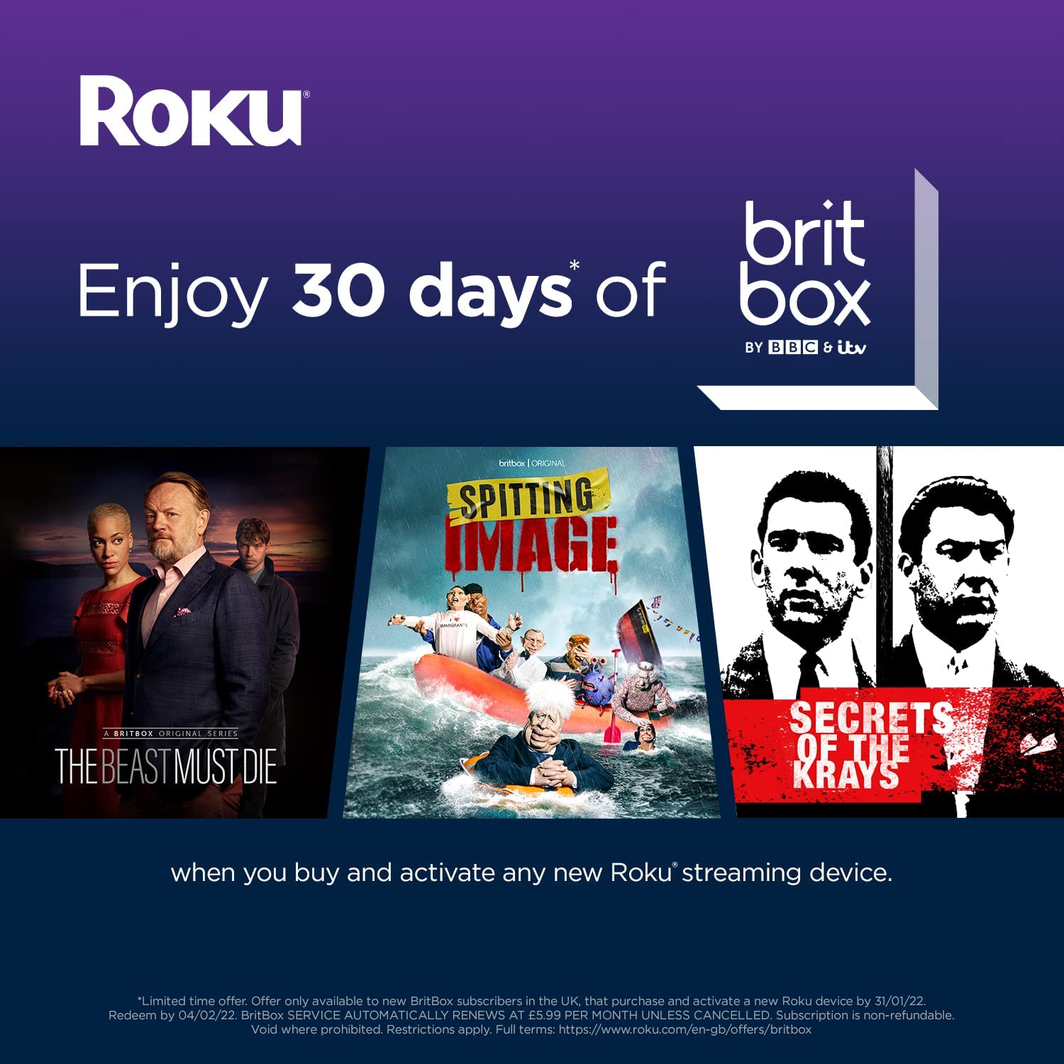 Roku Premiere HD/4K/HDR Streaming Media Player - Refurbished Pristine