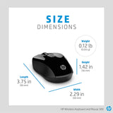 HP Wireless Keyboard and Mouse 300 Combo [UK Layout], Black