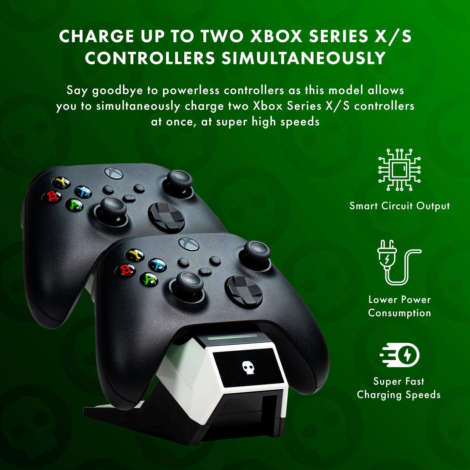 Numskull Xbox Series X|S Twin Charging Dock and Batteries - Refurbished Pristine