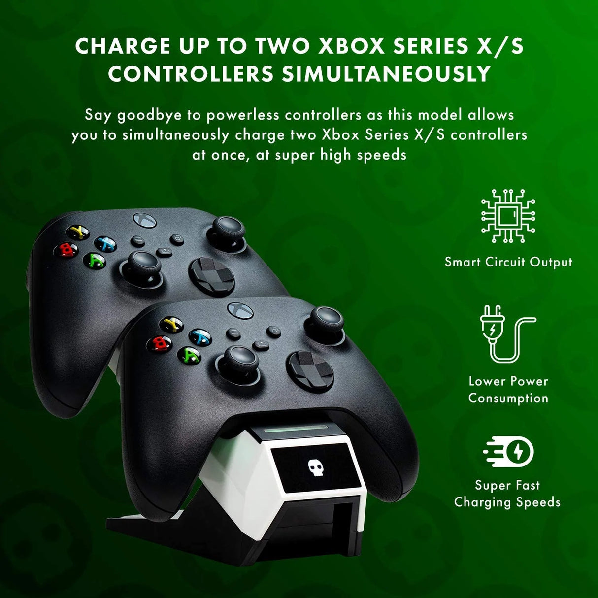 Numskull Xbox Series X|S Twin Charging Dock and Batteries - Refurbished Excellent