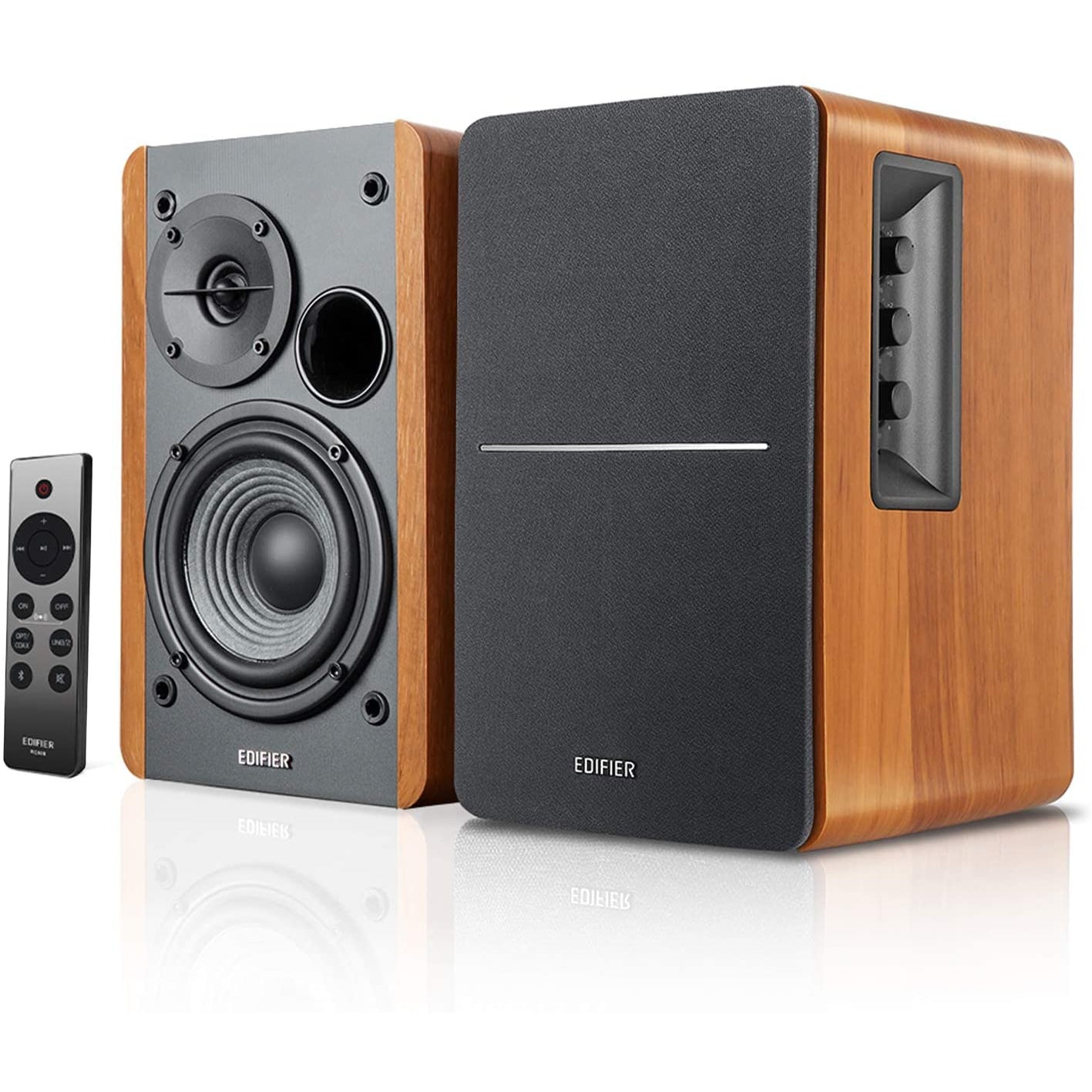 Edifier R1280DBs Active Bluetooth Speakers, Wood Grain