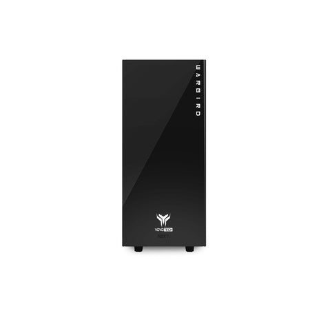 Custom Gaming PC with Yoyotech Warbird PC Case, Intel Core i5-8600K, 1TB + 256GB, 16GB RAM, Nvidia GTX 1080 - Black - Refurbished Good