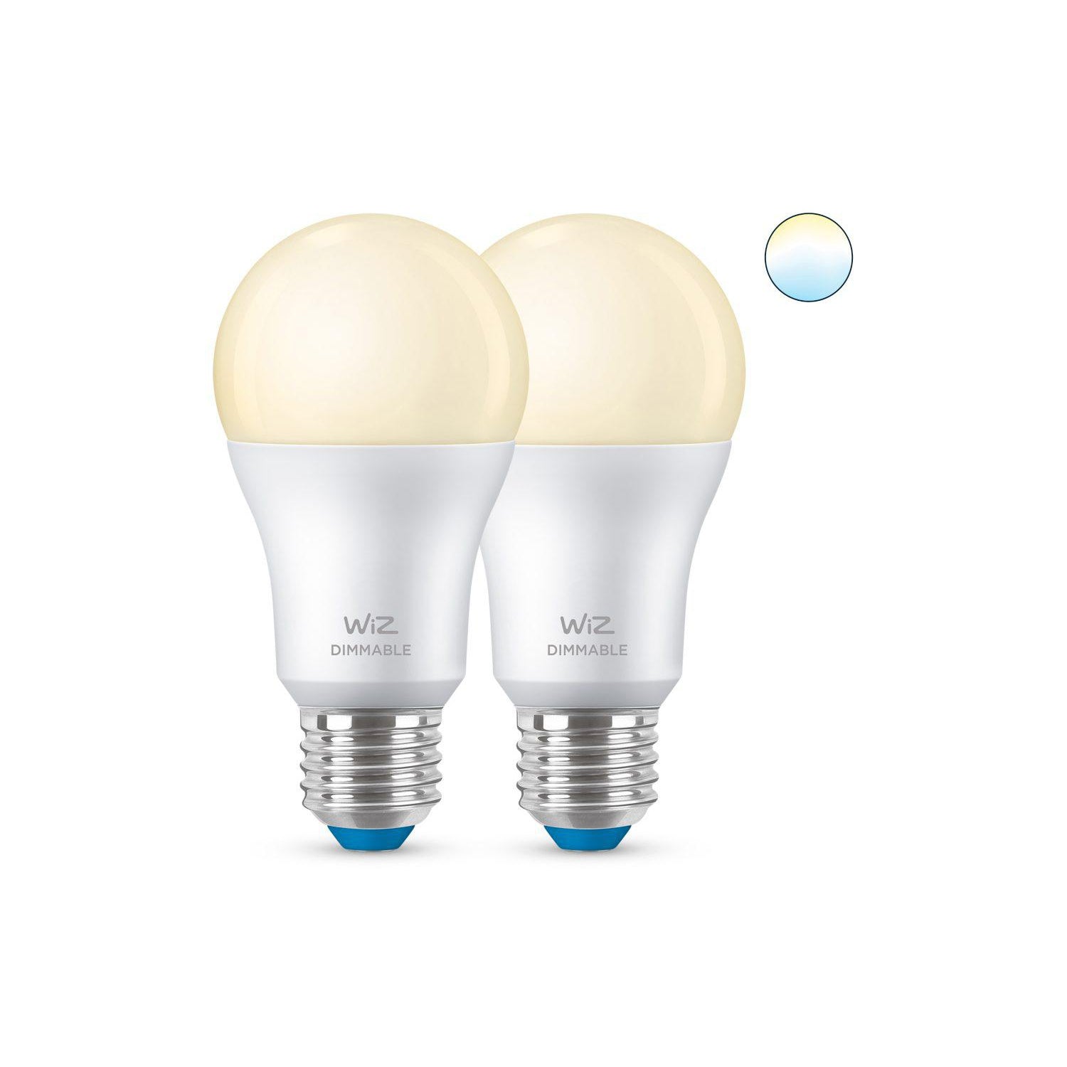 WiZ LED Lamp Bulb E27 x2