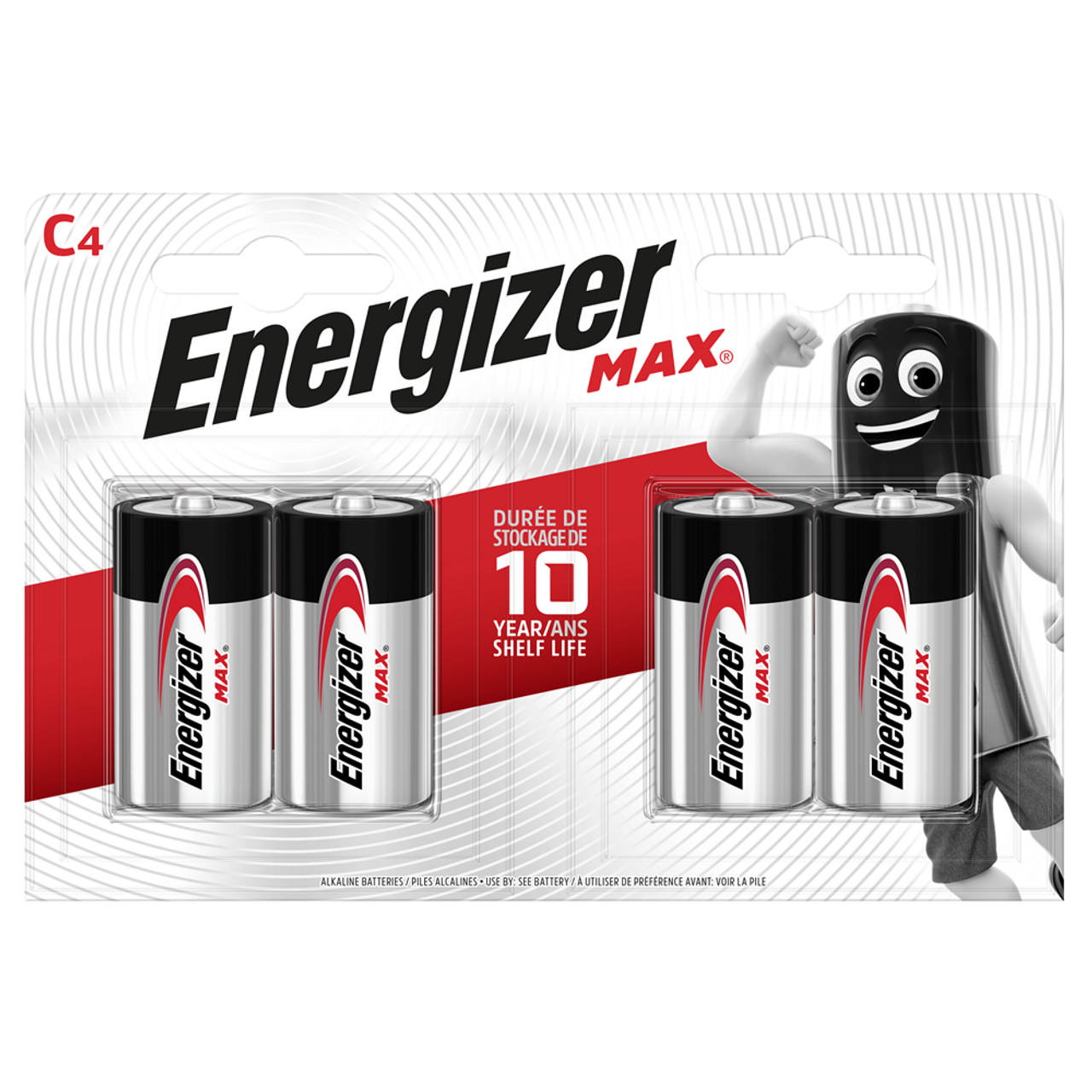 Energizer Max C LR14 Alkaline Batteries - 4 Pack - Refurbished Pristine