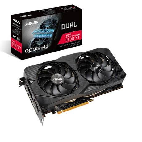 ASUS Dual-RX5500XT-O8G-Evo 8GB GDDR6 Graphics Card (90YV0DV1-M0NA00)