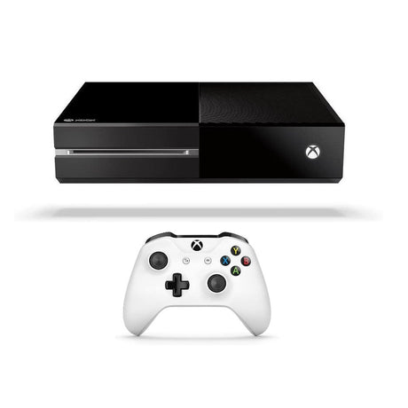 Microsoft Xbox One Console, Black (1TB) + White Controller