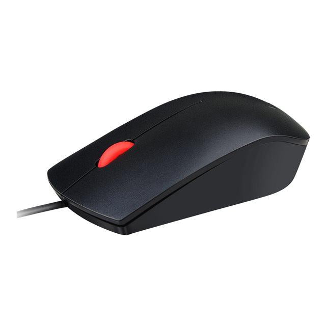 Lenovo Essential - Mouse - USB - Black