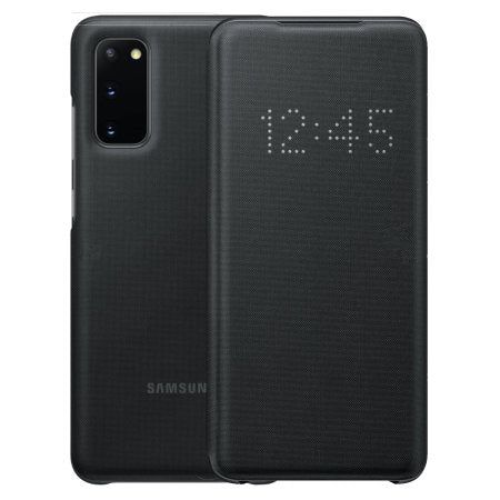 Samsung Official Galaxy S20 LED View Cover Case, Black