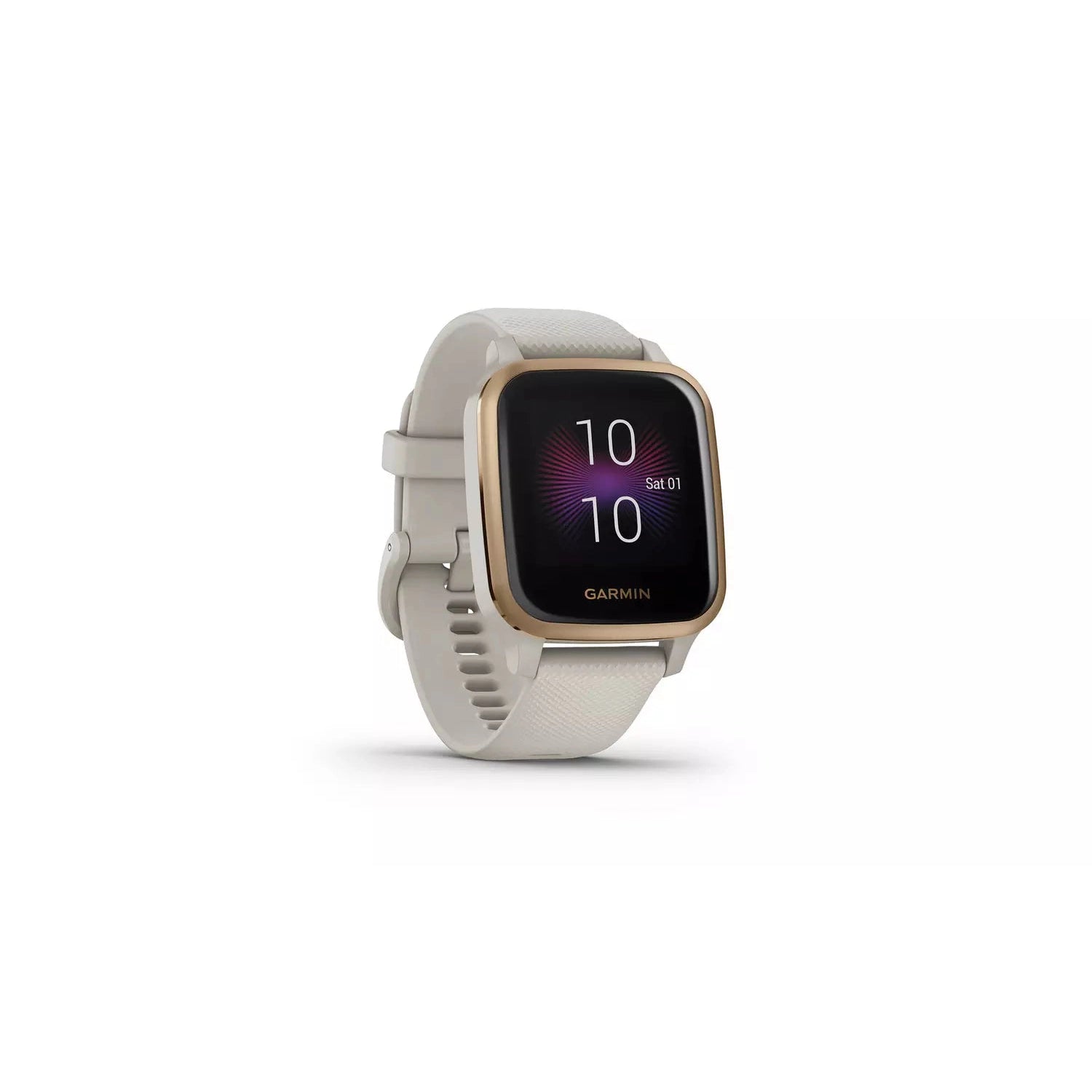 Garmin Venu Sq Music Edition Smart Watch - Sand / Rose Gold - Refurbished Excellent