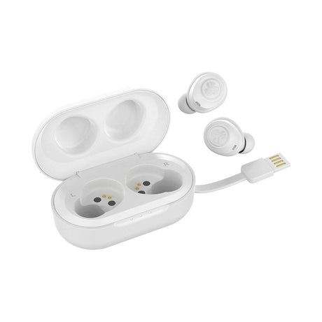 JLab JBuds Air In-Ear True Wireless Earbuds - White - Refurbished Pristine