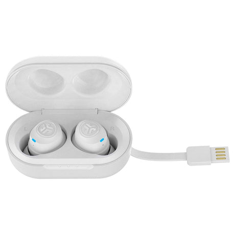 JLab JBuds Air In-Ear True Wireless Earbuds - White - Refurbished Excellent