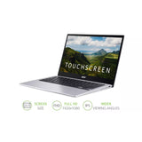 Acer Chromebook CP513-1H-S8FH Convertible Laptop, Qualcomm, 4GB RAM, 64GB eMMC, 13.3", Silver - Refurbished Excellent