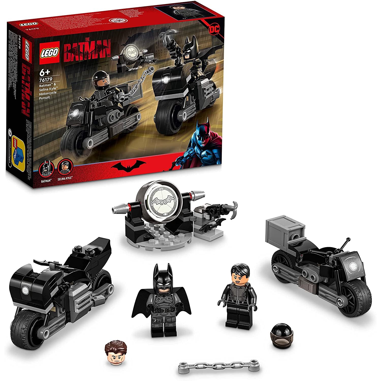 LEGO 76179 DC Batman & Selina Kyle Motorcycle Pursuit Set