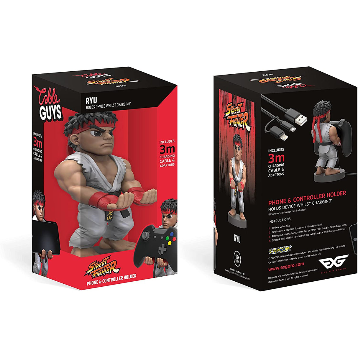 Cable Guy Street Fighter Ryu Device Holder