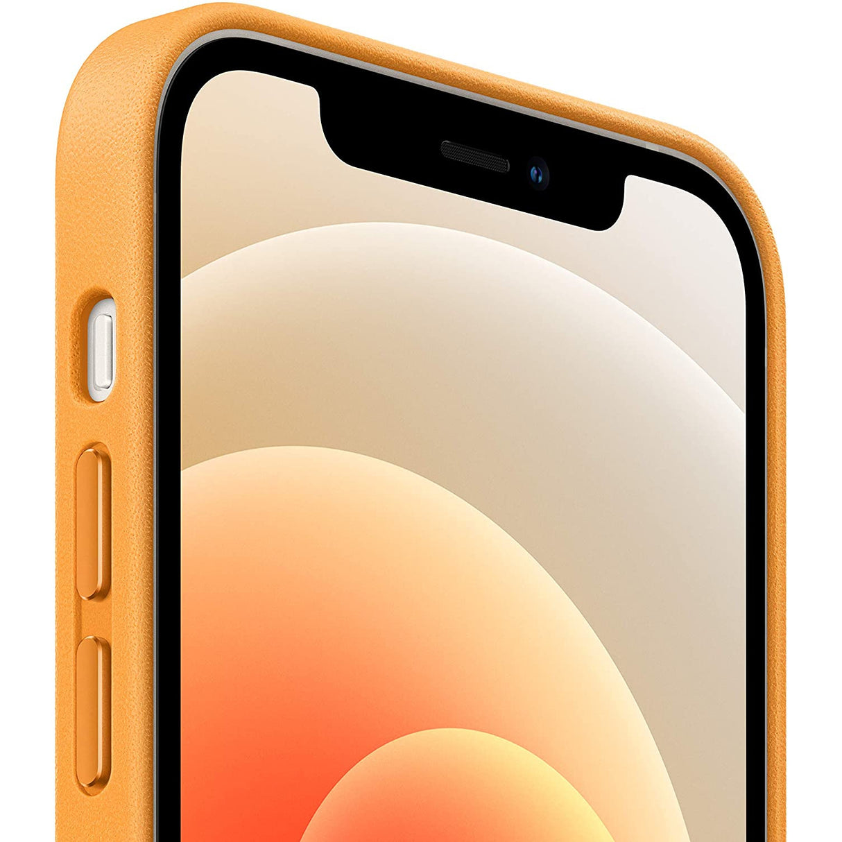 Apple Leather Case with MagSafe (for iPhone 12 | 12 Pro) - California Poppy