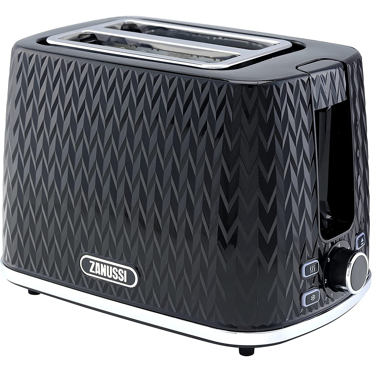 Zanussi ZST-6550-BK 2-Slice Toaster - Black - New
