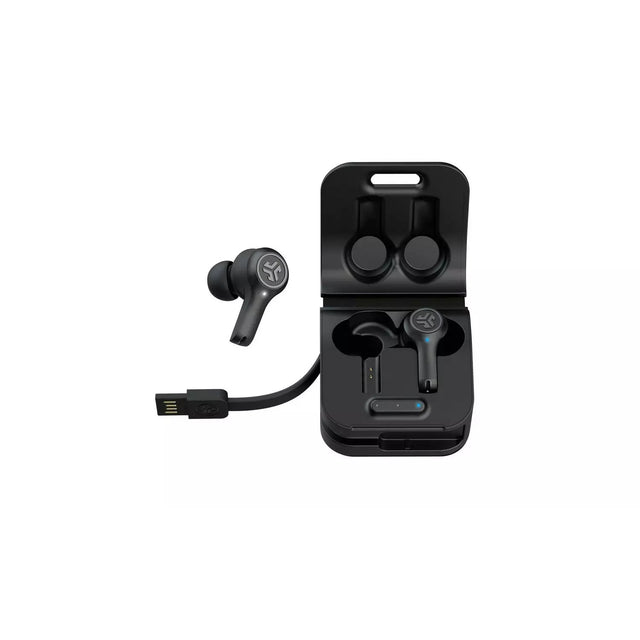 JLab Epic Air ANC In-Ear True Wireless Earbuds - Black - Pristine Condition