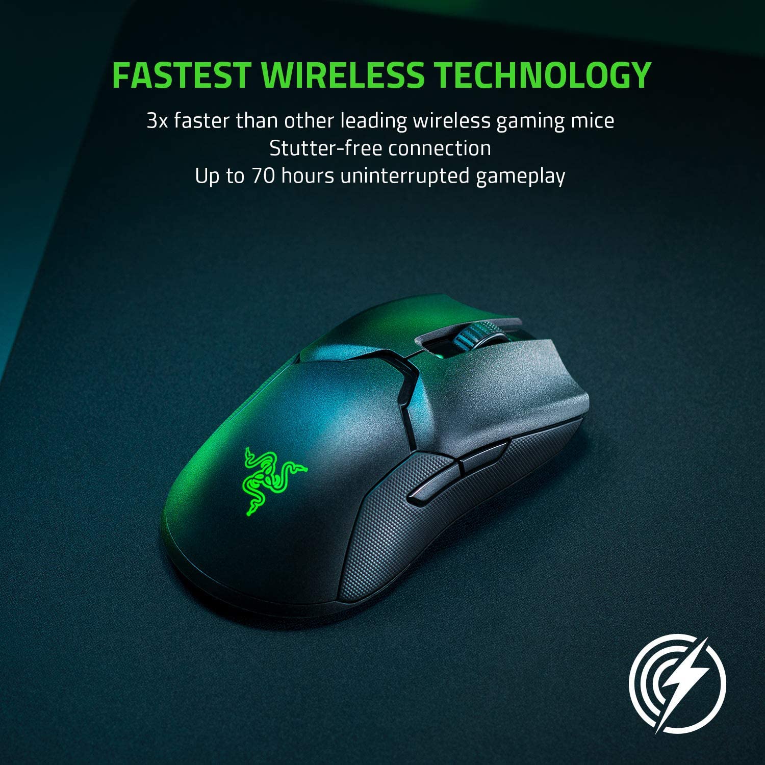 Razer Viper Ultimate - Wireless Gaming Mouse with Charging Dock