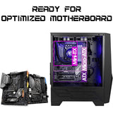 MSI MAG FORGE 100M Mid Tower Gaming Computer Case - Black