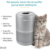 Levoit Air Purifiers for Home Allergies and Pet Hair, H13 True HEPA Air Filter, Grey
