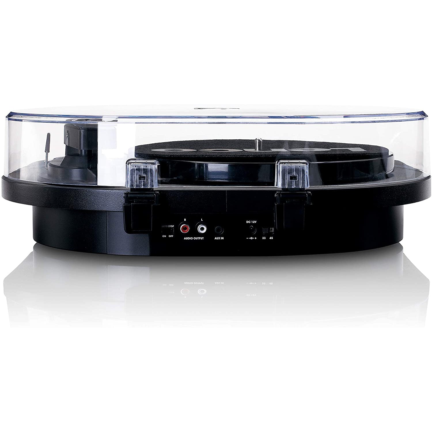 Lenco LS-40BK Turntable With Built-in Speakers, Black