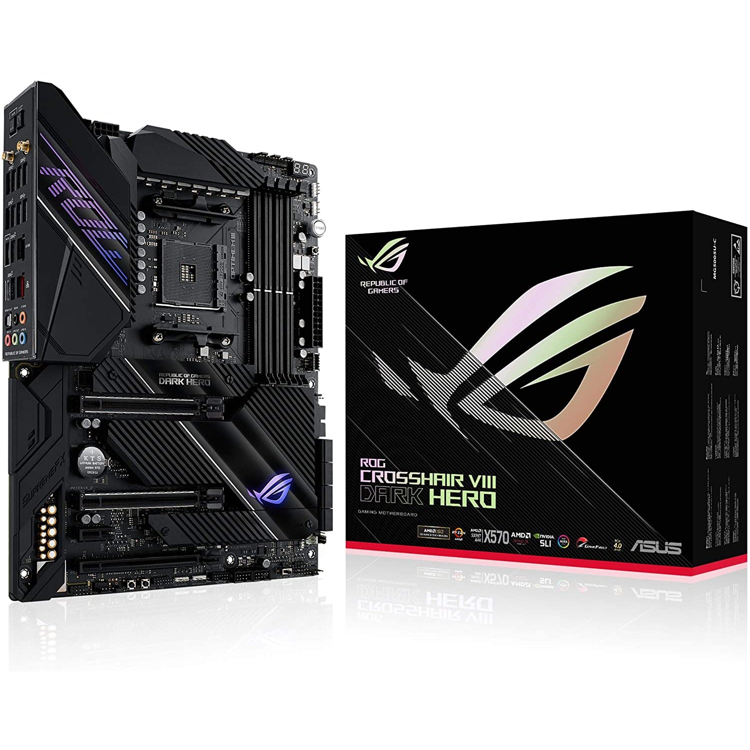 ASUS ROG Crosshair VIII Dark Hero AMD Ryzen ATX Gaming Motherboard